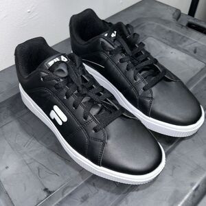Men's Fila‎ Charleston Black/White Fashion Sneakers Sz 11.5
